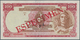 02600 Uruguay: 100 Pesos 1939 Specimen P. 39s, Zero Serial Numbers, Red Specimen Overprint, Light Handling - Uruguay