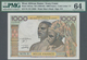 02615 West African States / West-Afrikanische Staaten: 1000 Francs ND(1959-65) P. 103Am Letter "A" For IVO - Estados De Africa Occidental