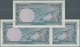 02619 Yemen / Jemen: Set Of 3 Nearly Consecutive Notes Of 10 Rials ND P. 8, In Condition: 2x UNC, 1x AUNC - Yémen