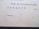Delcampe - Saargebiet 1953 Postkarte Antwortkarte Aufnahmebescheinigung Evangelische Volksschule Hangard Saar. - Cartas & Documentos