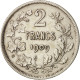 Monnaie, Belgique, 2 Francs, 2 Frank, 1909, TTB, Argent, KM:58.1 - 2 Frank