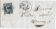 1852 - CERES 25C Sur LETTRE De DUN SUR MEUSE (MEUSE) Avec PC 1150 + T14  - IND 17 - 1849-1850 Ceres