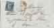 1851 - CERES 25C Sur LETTRE De MONTREUIL L'ARGILLE (EURE) Avec GRILLE - IND 16 - 1849-1850 Cérès