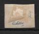 SUISSE AN 1851 YVERT NR. 6 OBLITERE AVEC CERTIFICATION D"EXPERTS AU DOS - 1843-1852 Federal & Cantonal Stamps