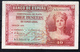 REPUBLICA ESPAÑOLA 1935 10 Pts.  MATRONA CON CORONA MURAL    MBC..B886 - 10 Pesetas