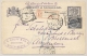 Nederlands Indië - 1904 - 7,5 Cent Briefkaart + 10 Cent Veth - Aangetekend Van VK Weltevreden Naar Amsterdam - Nederlands-Indië