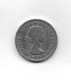 Piece  Two Shillings  Elizabeth II  1956 - Andere & Zonder Classificatie