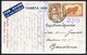 Firma *Manuel Massó I Llorens (1876-1952)* Politico. Postal *Air France 1934* Circulada 1937. - Manuscritos