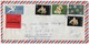 BOTSWANA - EXPRESS AIR MAIL COVER TO SWITZERLAND 1975 / THEMATIC STAMPS-MINERALS - Botswana (1966-...)