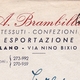 Lettre Milano Italia Brambilla Tessuti Confezioni Svizerra Suisse Tissus Confection - 1946-60: Marcophilie