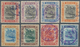 05013 Brunei: 1907/1908, Group With 8 Different Used Stamps, All With Single Circle Cancellation BRUNEI In - Brunei (1984-...)