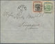 05019 Brunei: 1912, 1 C Green And 2 C Black And Brown, Mixed Franking On Cover With Single Circle Dater BR - Brunei (1984-...)