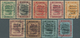 05030 Brunei: 1922, Malaya-Borneo Exhibition Complete Set Of 9 Fine Used (3c. Minor Faults And A Few Stamp - Brunei (1984-...)