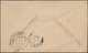 05037 Brunei: 1928, 4 C Maroon And 8 C Ultramarine, Mixed Franking On Cover With Cds BRUNEI, 4 APR 1928 (P - Brunei (1984-...)