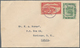 05041 Brunei: 1935, 2 C Green And 6 C Scarlet, Mixed Franking On Cover With Violet Cds BRUNEI, 10 JUL 1935 - Brunei (1984-...)
