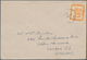 05097 Brunei - Stempel: 1936, 4 C Orange, Single Franking On Printed Matter Cover, Tied By Part Of Single - Brunei (1984-...)