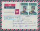 Delcampe - 05132 Brunei - Stempel: WAKIL POS 1 And 2 (Postal Agency 1 And 2): 1981/85, Four Covers (two Of Each Postm - Brunei (1984-...)