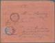 05301 Malaiische Staaten - Straits Settlements: 1895 Cover From Singapore To Berlin, Redirected To Schlach - Straits Settlements