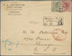 05303 Malaiische Staaten - Straits Settlements: 1896 Registered Cover From Singapore To Chicago, USA Via L - Straits Settlements