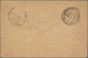 05313 Malaiische Staaten - Straits Settlements: 1899 Destination TURKEY: Cover From Singapore To Pera, Con - Straits Settlements