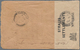 05369 Malaiische Staaten - Straits Settlements: 1916, Ceylon: 6 C Scarlet Single Franking On Cover From CO - Straits Settlements