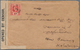 05369 Malaiische Staaten - Straits Settlements: 1916, Ceylon: 6 C Scarlet Single Franking On Cover From CO - Straits Settlements