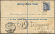 05394 Malaiische Staaten - Straits Settlements: 1929, 15 C Blue KGV Registered Postal Stationery Envelope, - Straits Settlements