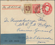 05398 Malaiische Staaten - Straits Settlements: 1930, 6 C Carmine-red KGV Postal Stationery Envelope, Upra - Straits Settlements