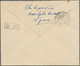 05398 Malaiische Staaten - Straits Settlements: 1930, 6 C Carmine-red KGV Postal Stationery Envelope, Upra - Straits Settlements