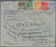 05506 Malaiische Staaten - Straits Settlements: 1941, FORCES MAIL: Two Airmail Covers Bearing A Nice Mixtu - Straits Settlements