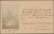 05555 Malaiischer Staatenbund: 1901 (5.12.), Stat. Postcard 3c. Tiger Written 'Perhentian Tingi Estate, Po - Federated Malay States