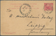 05564 Malaiischer Staatenbund: 1908, Question Part Of Reply Card Tiger 3 C. Scarlet Canc. ''PORT DICKSON A - Federated Malay States
