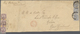 05639 Malaiische Staaten - Johor: 1894 Johore-Straits Settlements Combination Cover From Muar To Nelson, N - Johore