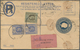 06045 Malaiische Staaten - Malakka: 1922 Postal Stationery Registered Envelope 12c. Of Straits Used As Ins - Malacca