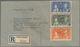 06059 Malaiische Staaten - Malakka: 1937, ASAHAN: Straits Settlements Coronation Set On Front And 3 X KGV - Malacca