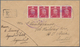 06077 Malaiische Staaten - Malakka: Japanese Occupation, 1942, Japanese Stamps Used In Malacca, 5 S. Admir - Malacca