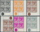 06086 Malaiische Staaten - Malakka: 1954, QEII, 1c., 2c., 4c., 5c., 6c., 10c., 30c. And 35c., Nine Margina - Malacca