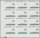 06087 Malaiische Staaten - Malakka: 1965, Orchids Imperforate PROOF Block Of Twelve With Black Printing On - Malacca