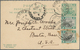 06105 Malaiische Staaten - Negri Sembilan: 1905, PORT DICKSON: Federated Malay States Reply Postcard 1c. T - Negri Sembilan