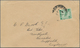 06140 Malaiische Staaten - Negri Sembilan: 1936/1939, Group Of Three Entires: 2c. Green Single Franking On - Negri Sembilan