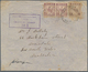 06176 Malaiische Staaten - Negri Sembilan: 1941, FORCES MAIL: Coat Of Arms 5c. Brown And 10c. Dull Purple - Negri Sembilan