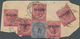 06229 Malaiische Staaten - Pahang: 1890 "ULU PAHANG": Top Part Of A Cover Bearing Five Singles Of PAHANG O - Pahang