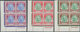 06305 Malaiische Staaten - Pahang: 1950, Sultan Sir Abu Bakar Complete Original Set Of 15 In Blocks Of Fou - Pahang