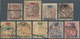 06322 Malaiische Staaten - Penang: 1867, Group Of Nine Overprinted Stamps Of Straits Settlement Used In Pe - Penang