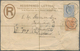 06352 Malaiische Staaten - Penang: 1901: Postal Stationery Registered Envelope 5c. Of Straits Settlements - Penang