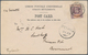 06357 Malaiische Staaten - Penang: 1903, BUTTERWORTH: Picture Postcards Bearing Straits Settlements KEVII - Penang