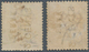 06481 Malaiische Staaten - Perak: 1883 "2 CENTS" And "PERAK" Vertically On 4c. Rose, Both Types Of Overpri - Perak