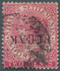 06483 Malaiische Staaten - Perak: 1884, Straits Settlements QV 2c. Pale Rose Wmkd. Crown CA With INVERTED - Perak
