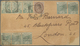 06509 Malaiische Staaten - Perak: 1895 TELUK ANSON: Cover To London Via Penang Franked With Five Perak 189 - Perak