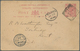 06520 Malaiische Staaten - Perak: 1898 PARIT BUNTAR: Postal Stationery Card 3c. Carmine Of Straits Used Fr - Perak